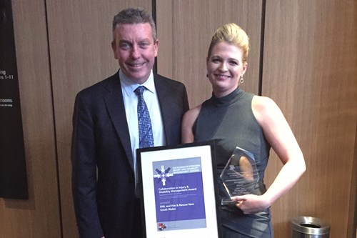 Gerard McDermott & Rachel Elmes at the 2016 PIEF Awards